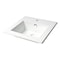 Alfi Brand ALFI brand ABC801 White 17" Square Drop In Ceramic Sink with Faucet Hole ABC801 - alternate 1
